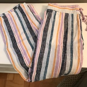 Striped Linen pants